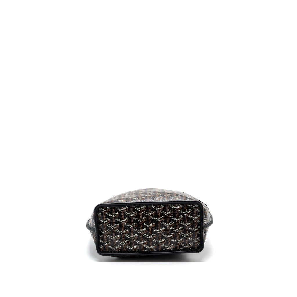 GOYARD ANJOU MINI BAG CAVAS/CALFSKIN BLACK SHW