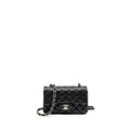 CHANEL MINI RECTANGULAR FLAP BAG CAVIAR BLACK SHW
