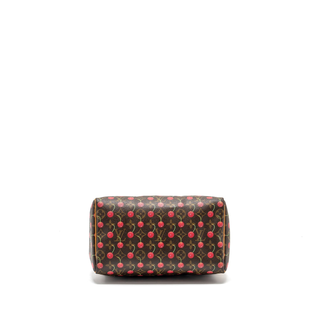 LOUIS VUITTON SPEEDY 25 CHERRY BLOSSOM MONOGRAM CANVAS GHW