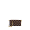 LOUIS VUITTON FELICIE  POCHETTE DAMIER EBENE CANVAS GHW