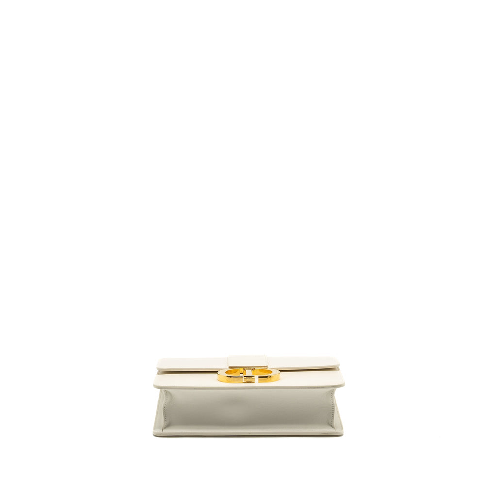 DIOR 30 MONTAIGNE BAG CALFSKIN WHITE GHW