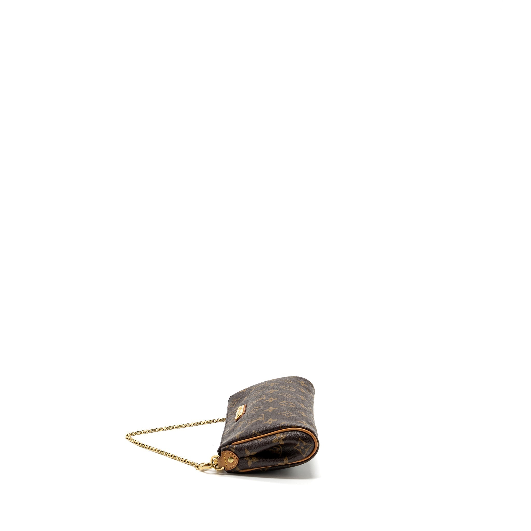 LOUIS VUITTON EVA POCHETTE MONOGRAM CANVAS GHW