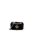 GUCCI MINI MARMONT VELVET BLACK GHW