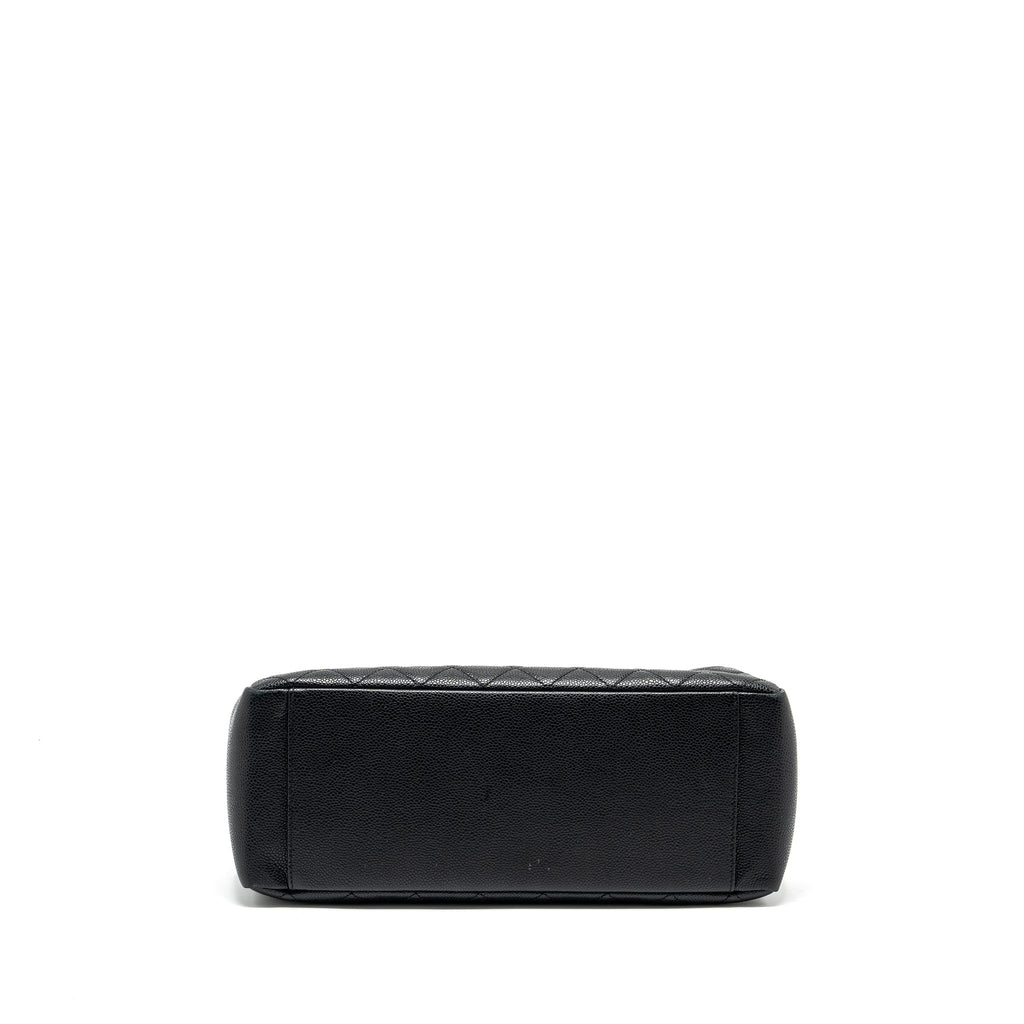 CHANEL GRAND SHOPPING TOTE BAG CAVIAR BLACK GHW