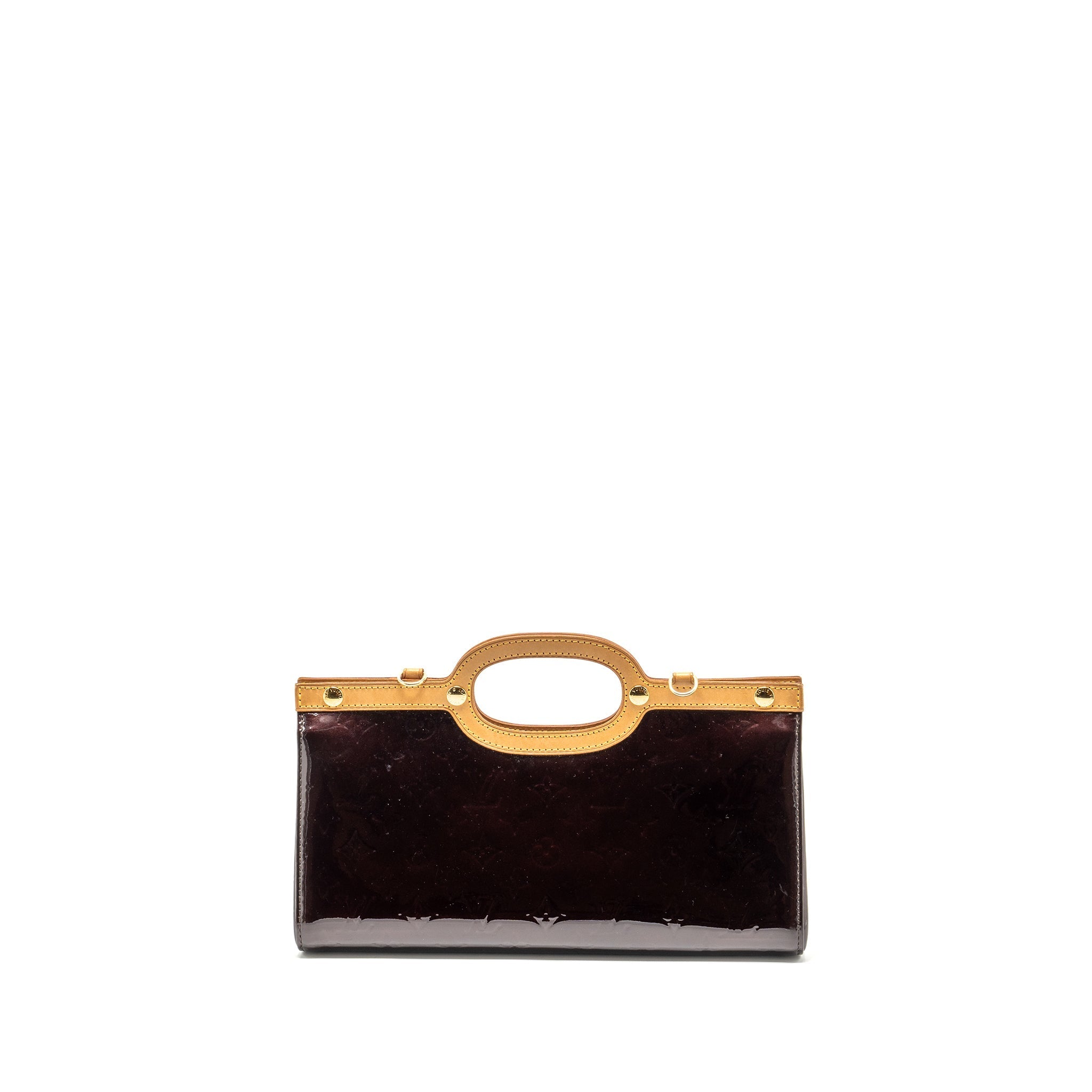 LOUIS VUITTON ROXBURY DRIVE MONOGRAM VERNIS AMARANTE GHW