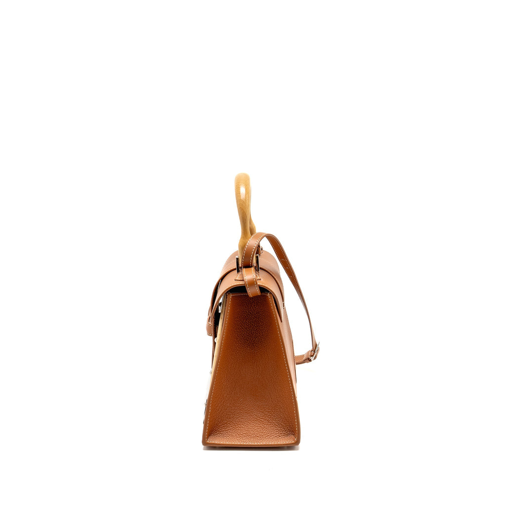 GOYARD STRUCTURE SAIGON PM BAG CALFSKIN TAN SHW