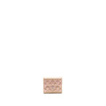 CHANEL CLASSIC SMALL COMPACT WALLET CALFSKIN IRIDESCENT PINK SHW