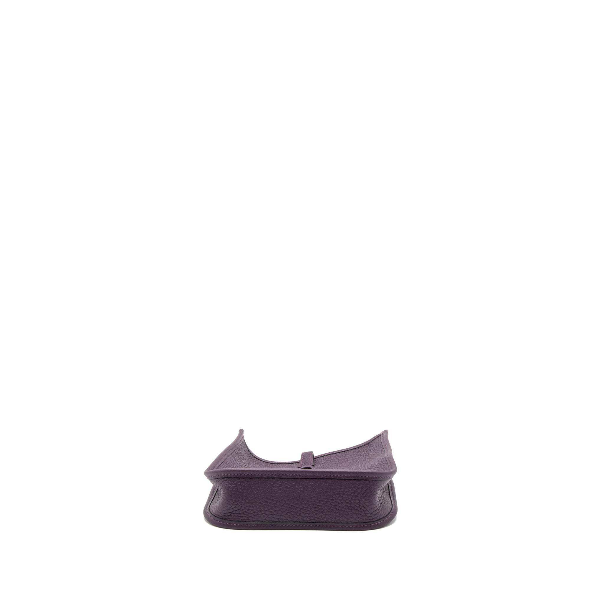 HERMES MINI EVELYNE CLEMENCE CASSIS/ROUGE GRENAT SHW