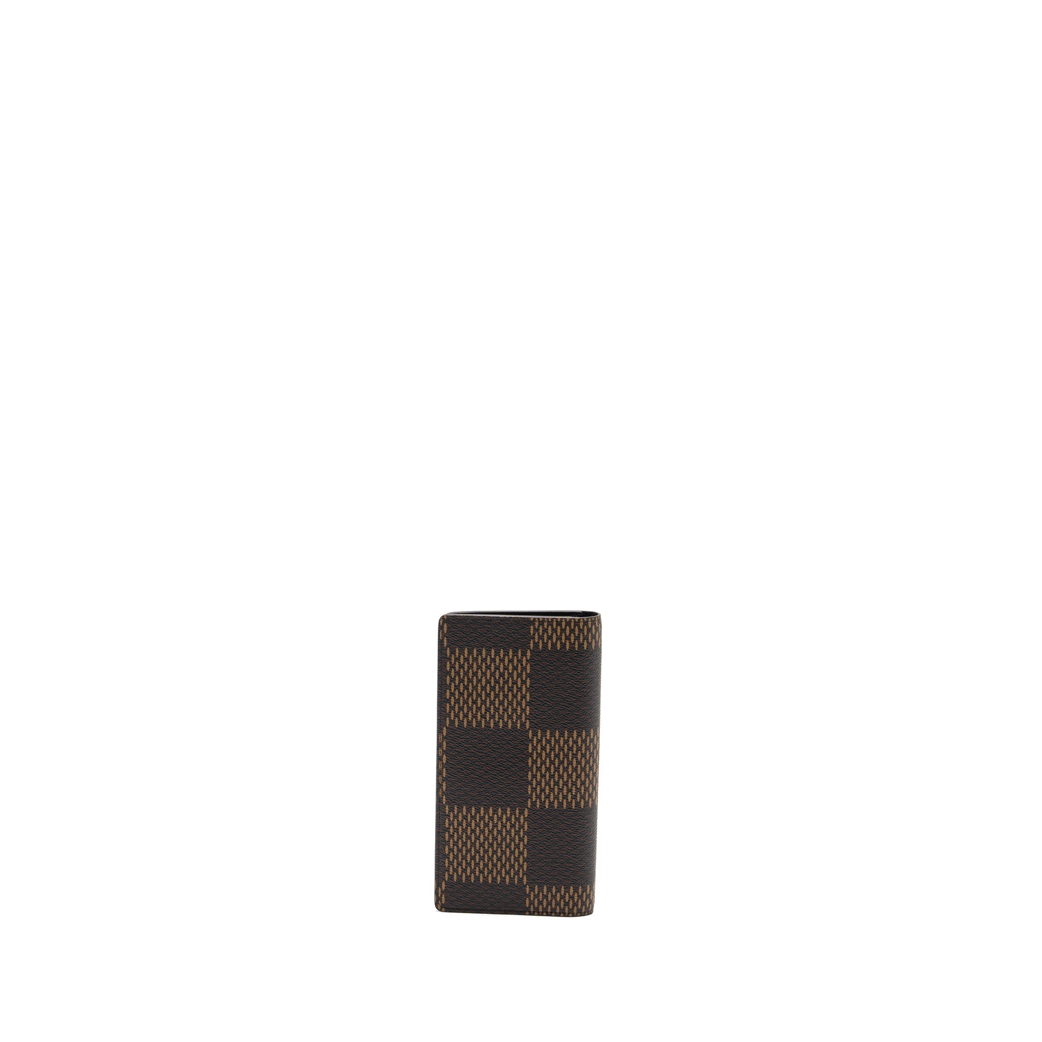 LOUIS VUITTON X NIGO BRAZZA LONG WALLET LIMITED EDITION GIANT DAMIER EBENE COATED CANVAS BLACK HARDWARE
