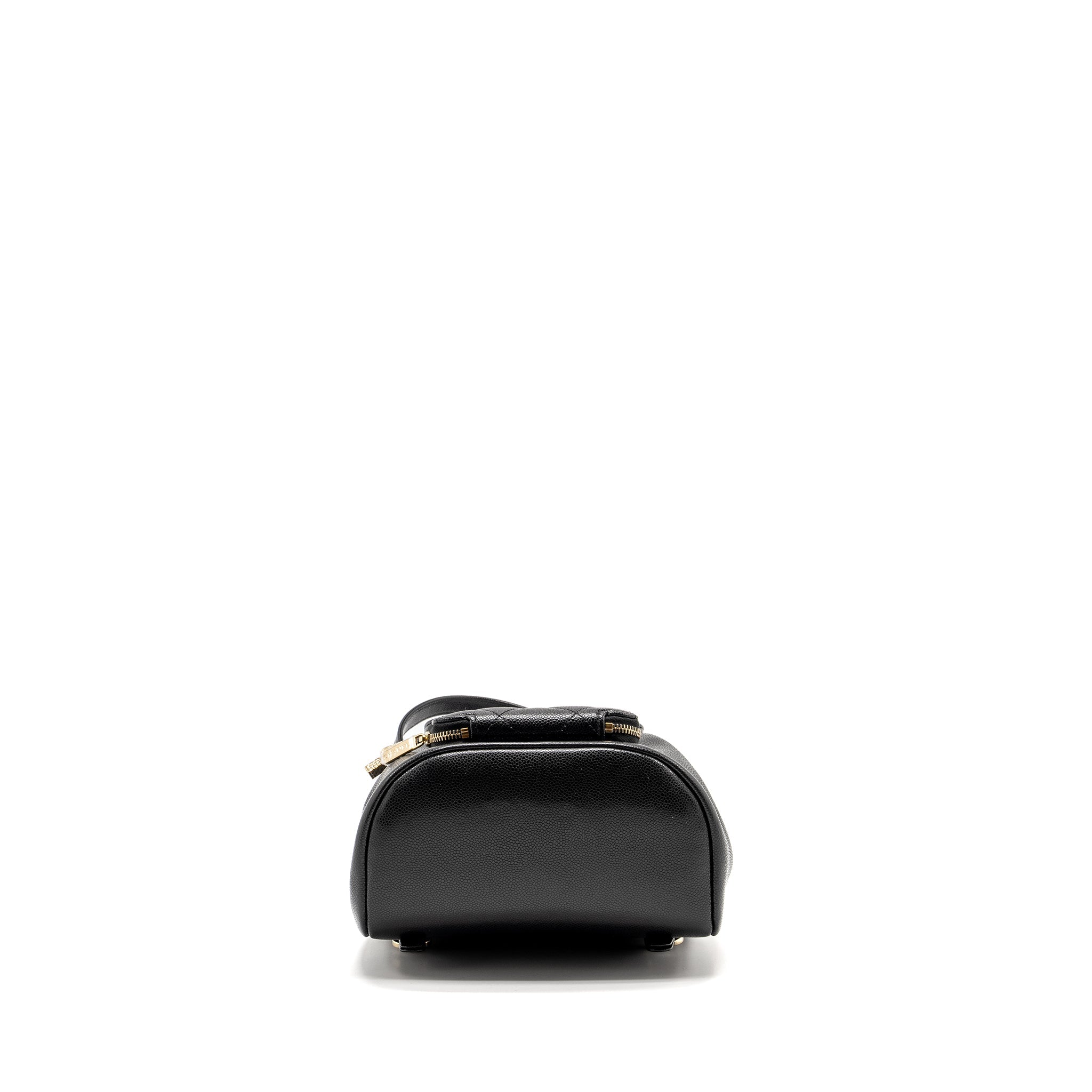 CHANEL AFFINITY BACKPACK CAVIAR BLACK LGHW (MICROCHIP)