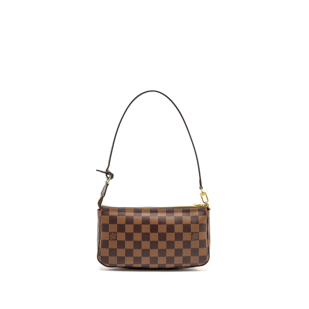 LOUIS VUITTON POCHETTE ACCESSOIRES DAMIER EBENE CANVAS GHW