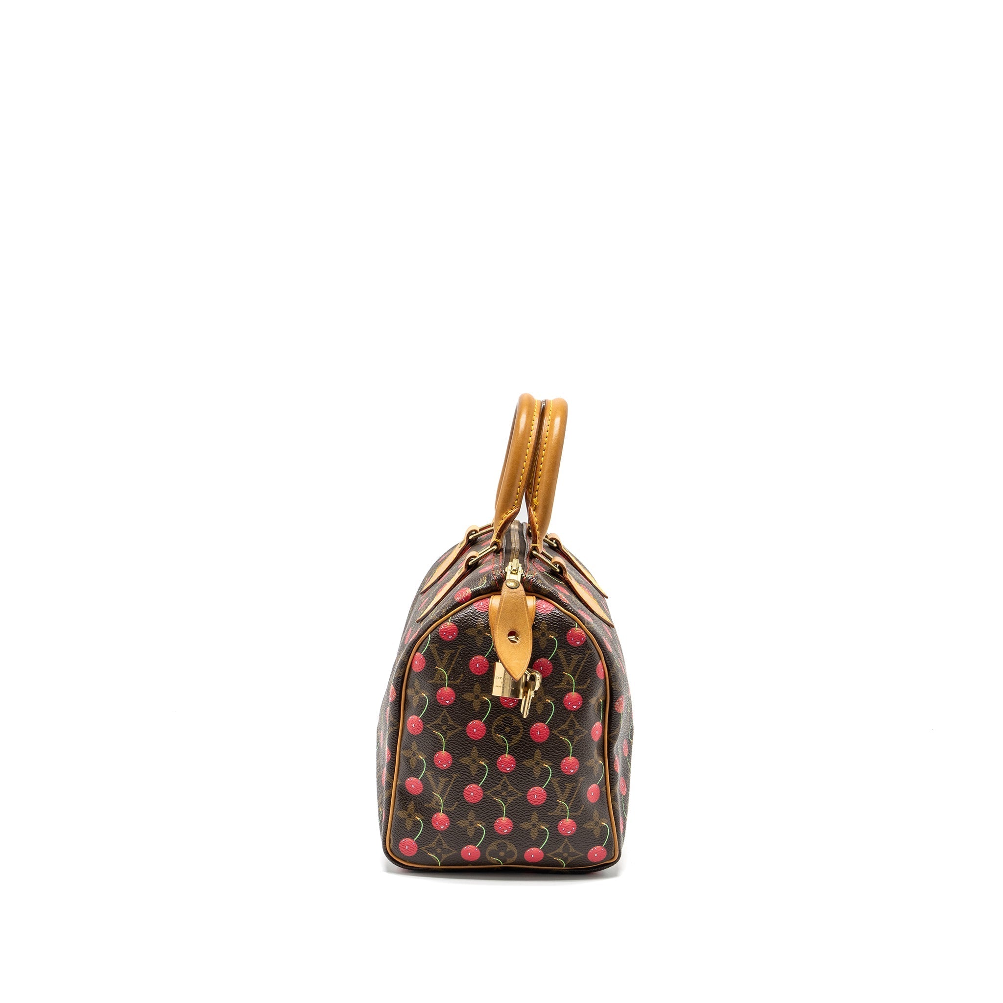 LOUIS VUITTON SPEEDY 25 CHERRY BLOSSOM MONOGRAM CANVAS GHW