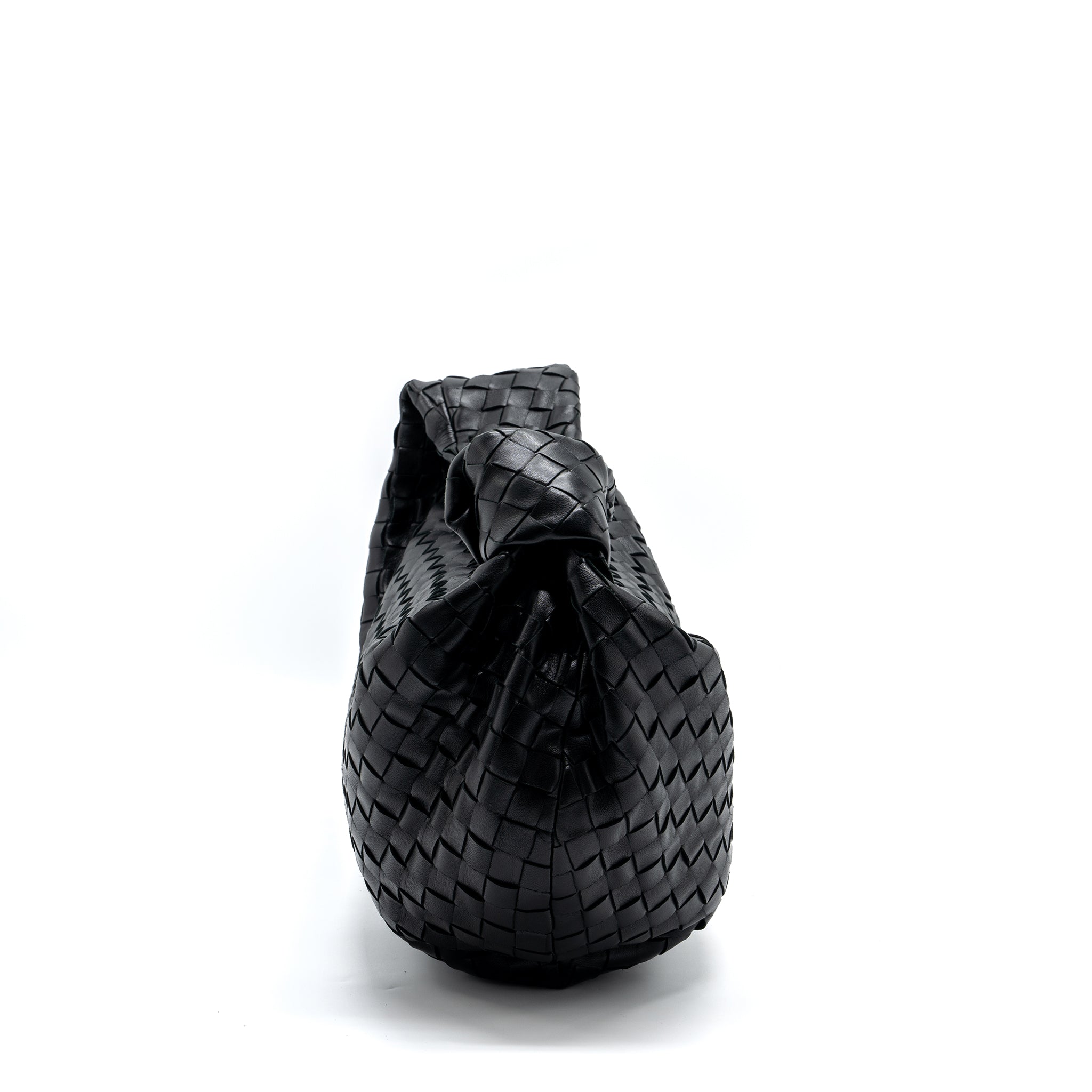 BOTTEGA VENETA SMALL JODIE LAMBSKIN BLACK SHW