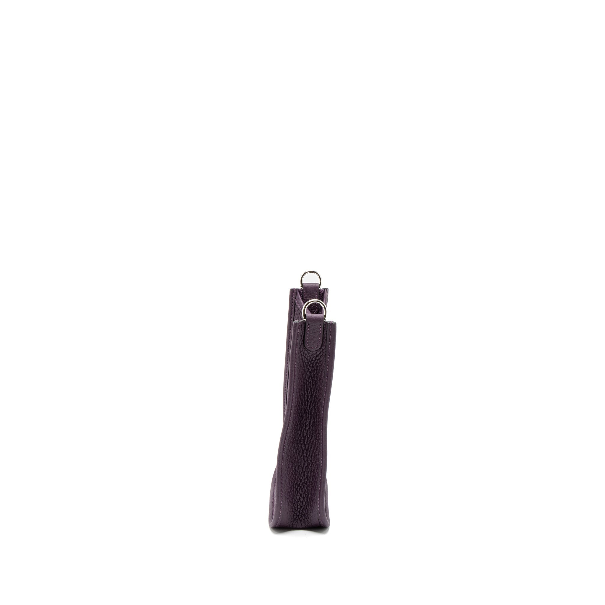 HERMES MINI EVELYNE CLEMENCE CASSIS/ROUGE GRENAT SHW