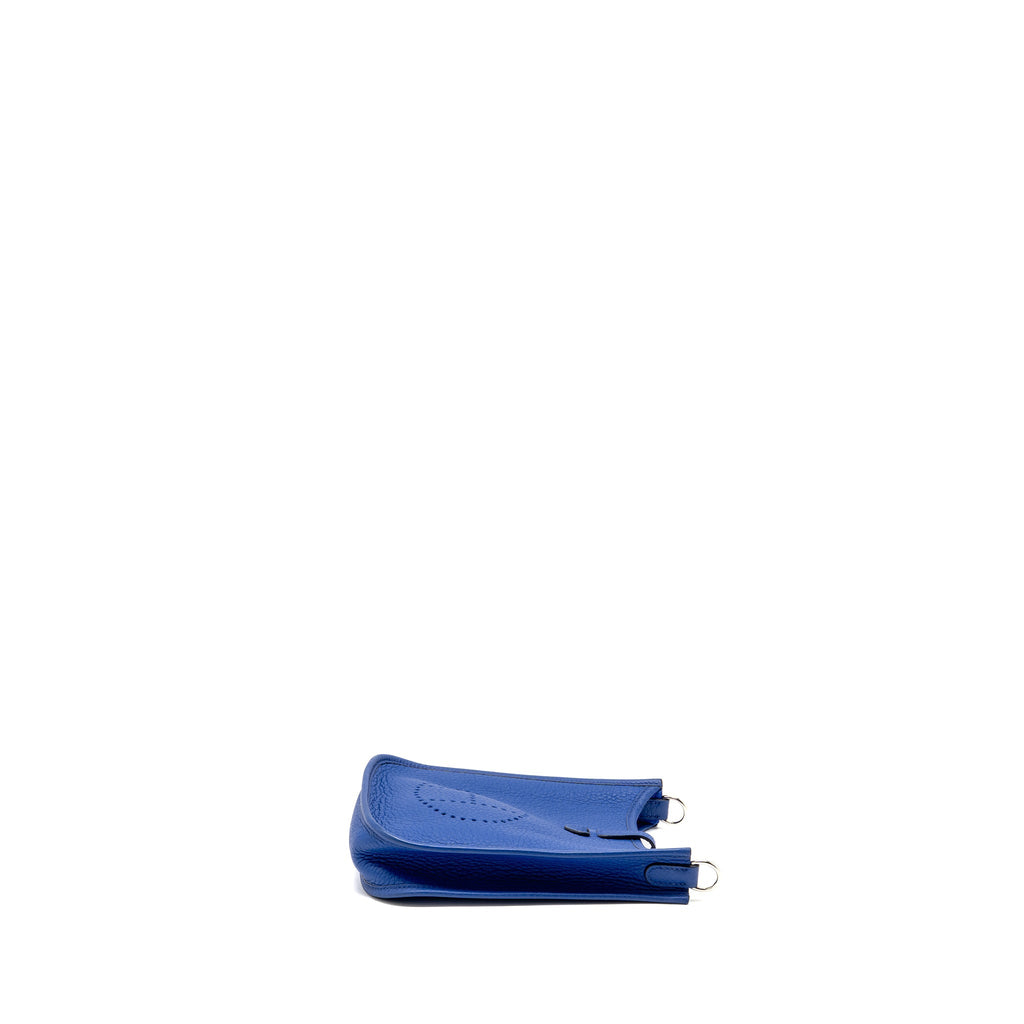 HERMES MINI EVELYNE CLEMENCE ELECTRIC BLUE SHW