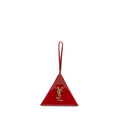 SAINT LAURENT/YSL PYRAMID CLUTCH PATENT ROUGE GHW