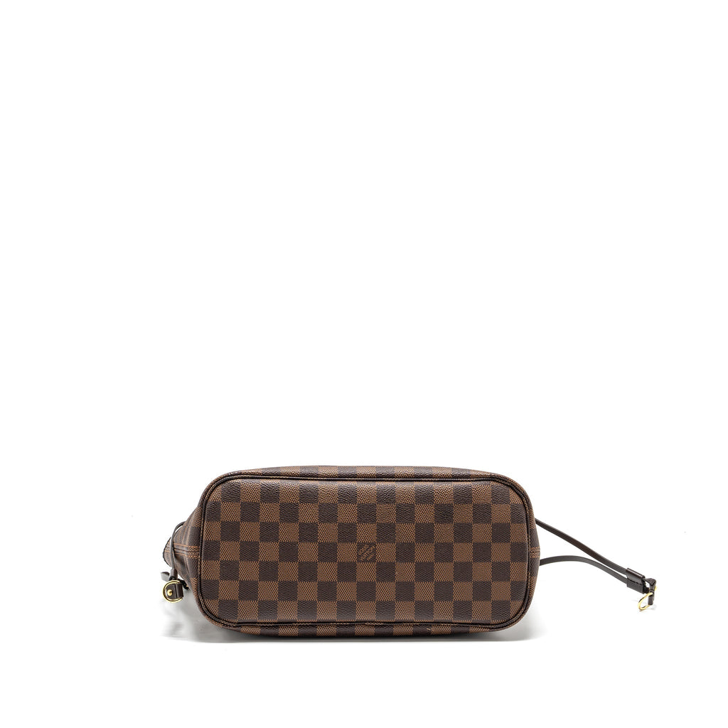 LOUIS VUITTON NEVERFULL PM DAMIER EBENE CANVAS GHW