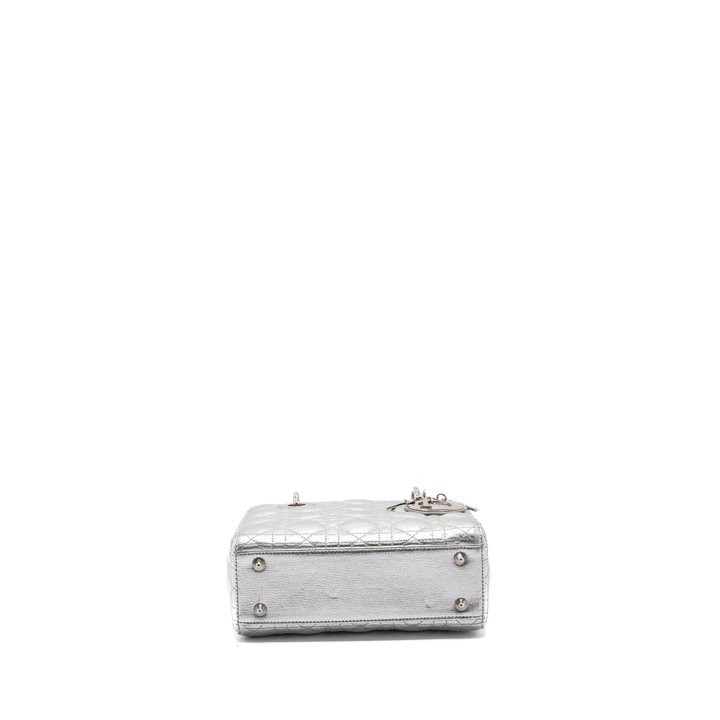 DIOR MY ABC DIOR SMALL LADY DIOR BAG CALFSKIN SILVER SHW