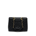 CHANEL GRAND SHOPPING TOTE BAG CAVIAR BLACK GHW