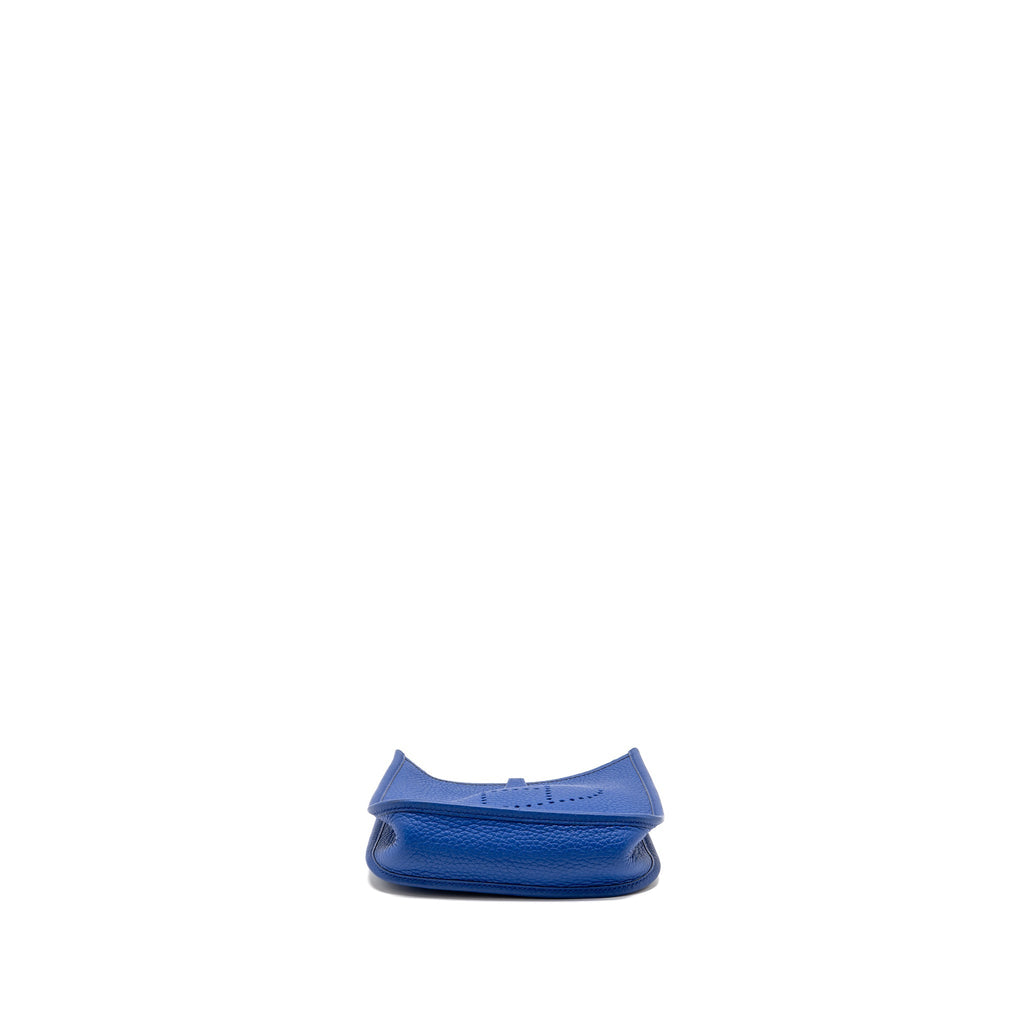 HERMES MINI EVELYNE CLEMENCE ELECTRIC BLUE SHW