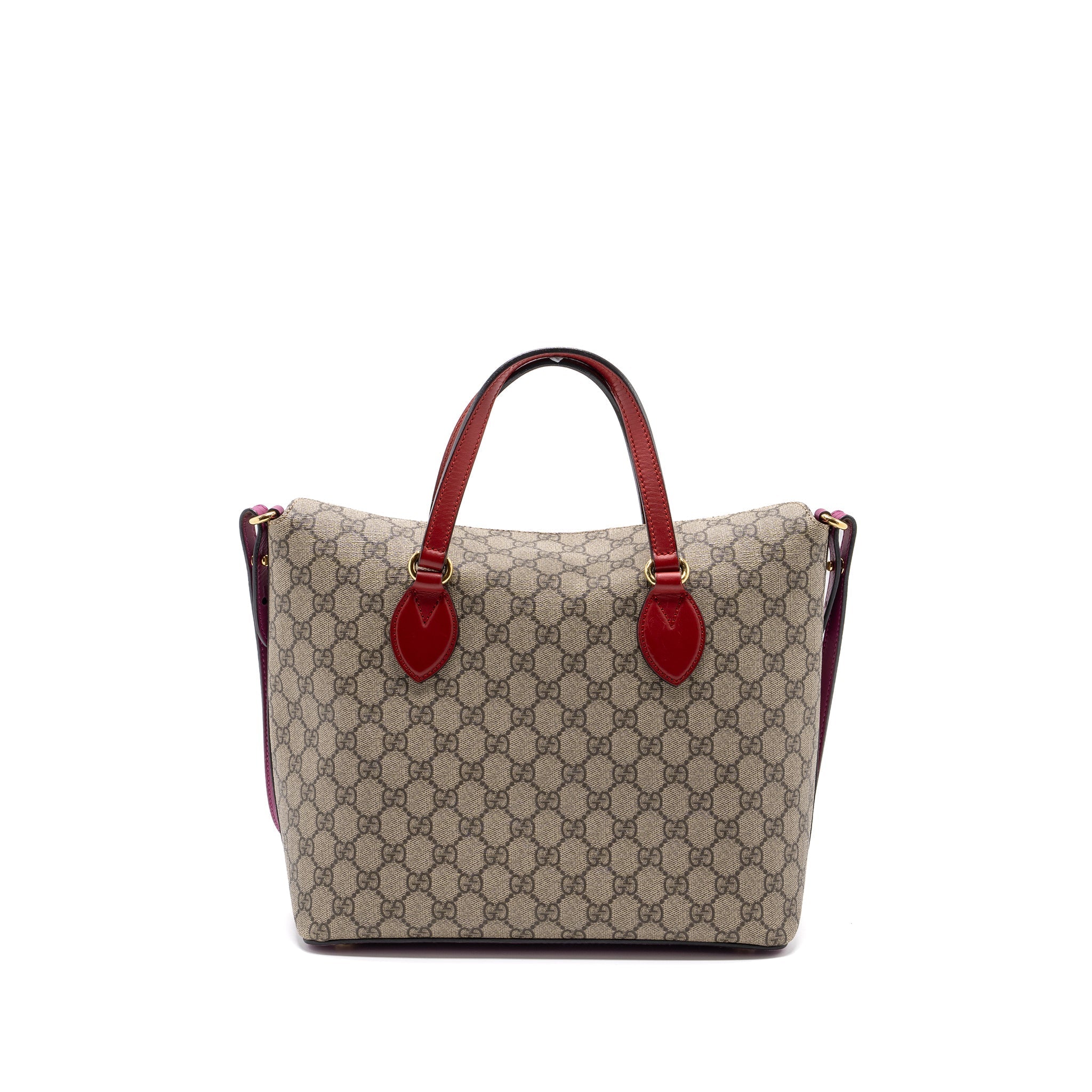 GUCCI TOTE BAG GG CANVAS MULTICOLOUR GHW