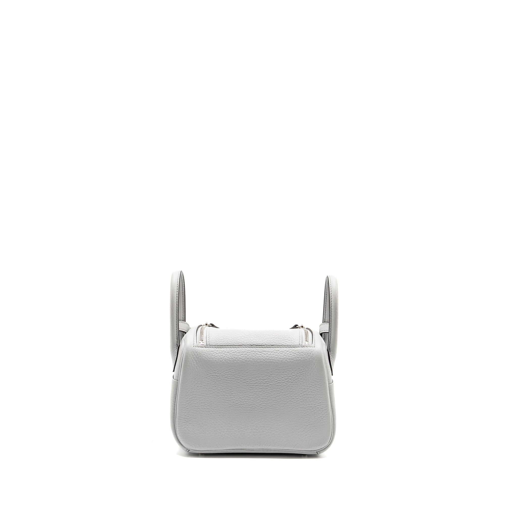 HERMES MINI LINDY CLEMENCE BLUE PALE SHW