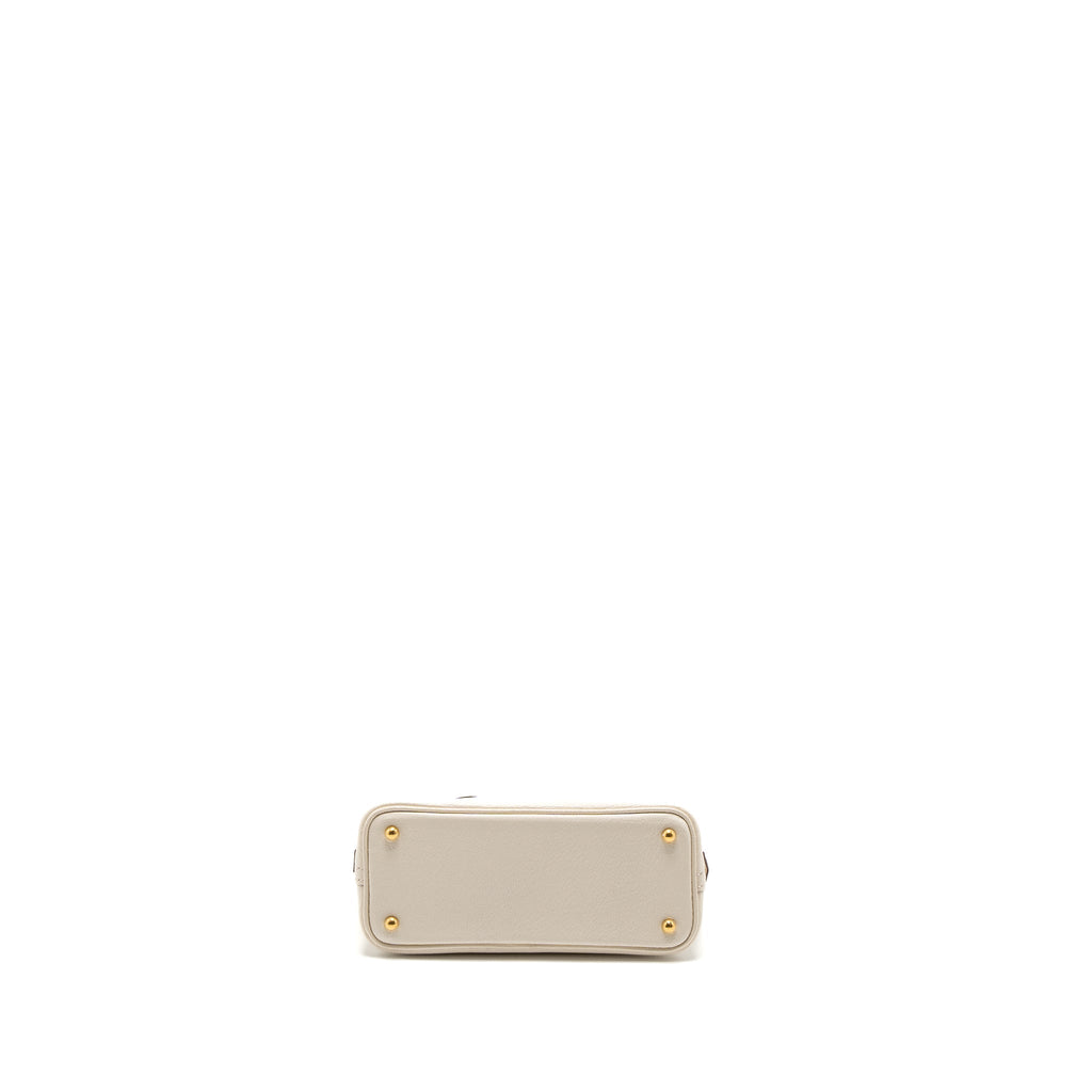 HERMES MINI BOLIDE CHÈVRE MYSORE NATA GHW