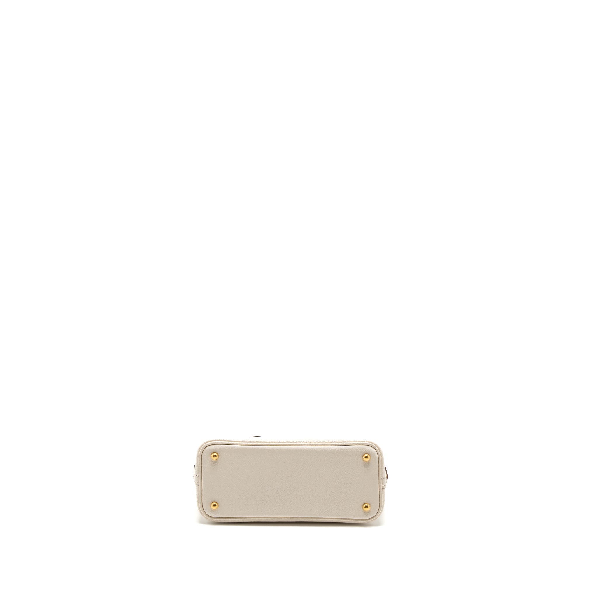 HERMES MINI BOLIDE CHÈVRE MYSORE NATA GHW