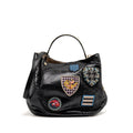 DIOR DIORIFIC TOTE BAG PYTHON LEATHER BLACK SHW