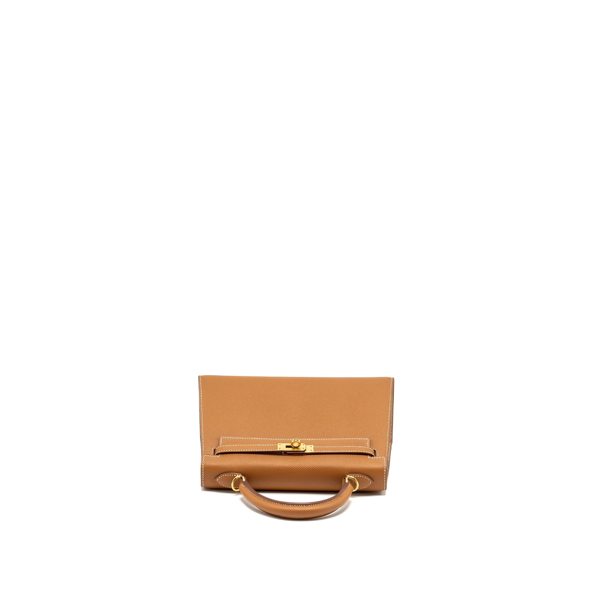 HERMES KELLY 25 SELLIER EPSOM GOLD GHW