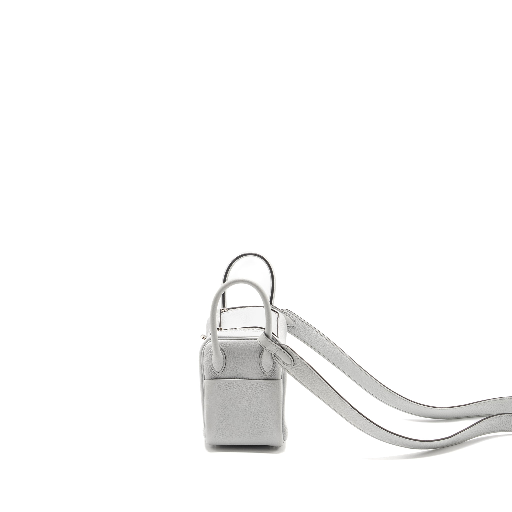 HERMES MINI LINDY CLEMENCE BLUE PALE SHW