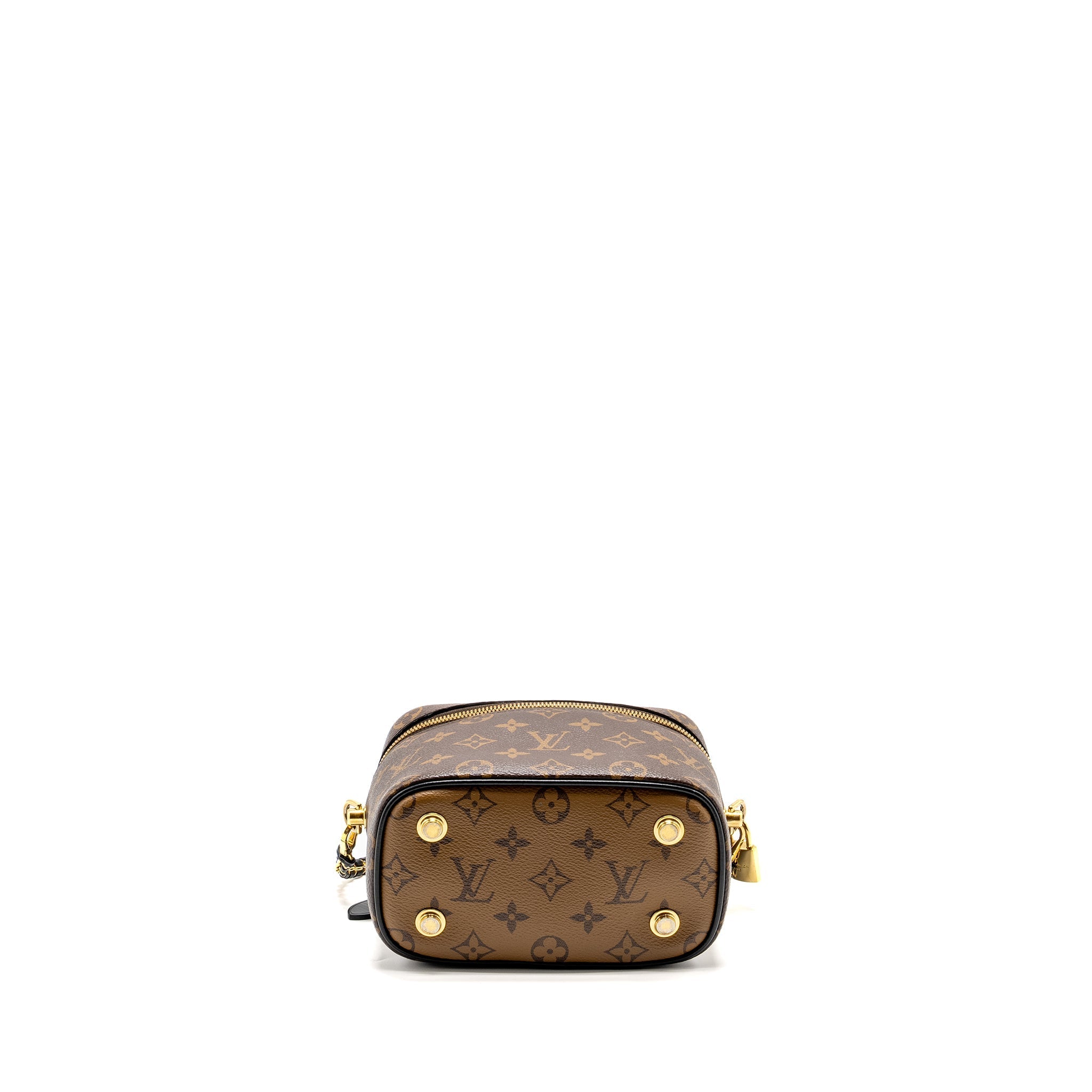 LOUIS VUITTON VANITY CASE PM MONOGRAM REVERSE CANVAS GHW