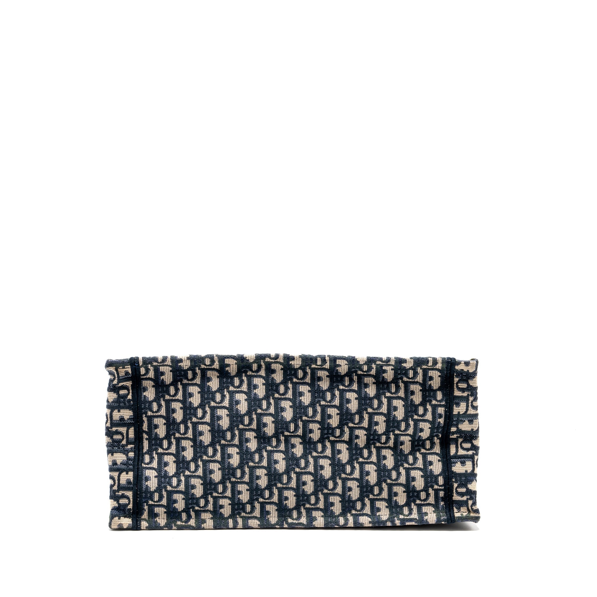 DIOR MEDIUM BOOK TOTE DIOR OBLIQUE EMBROIDERY BLUE