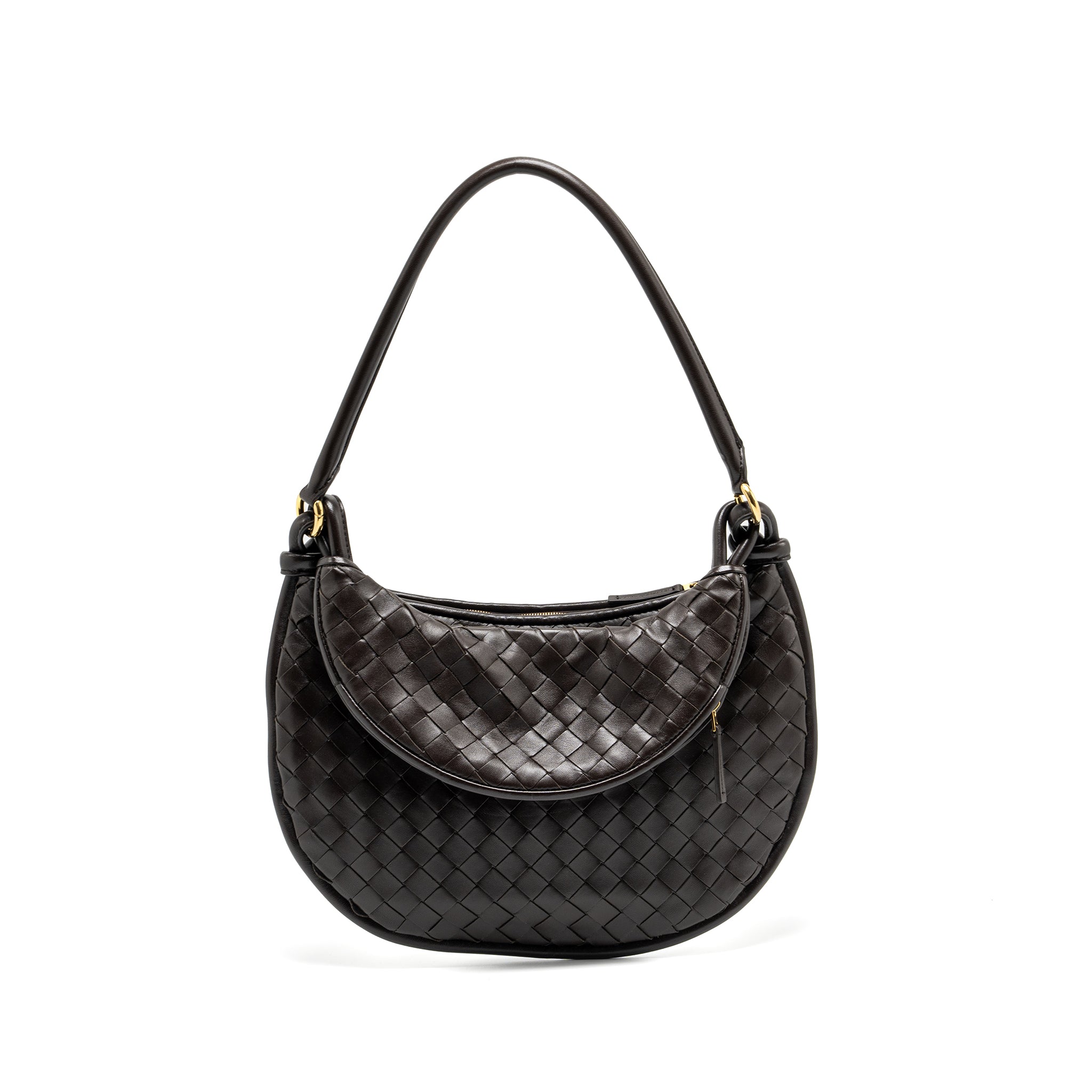 BOTTEGA VENETA MEDIUM GEMELLI LAMBSKIN FONDANT GHW