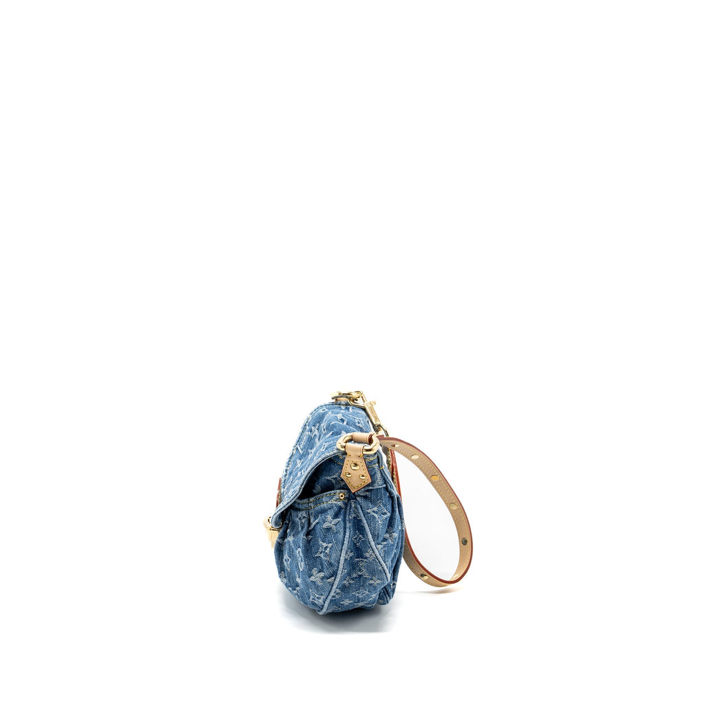 LOUIS VUITTON SUNSET BAG DENIM BLUE GHW (NEW VERSION)