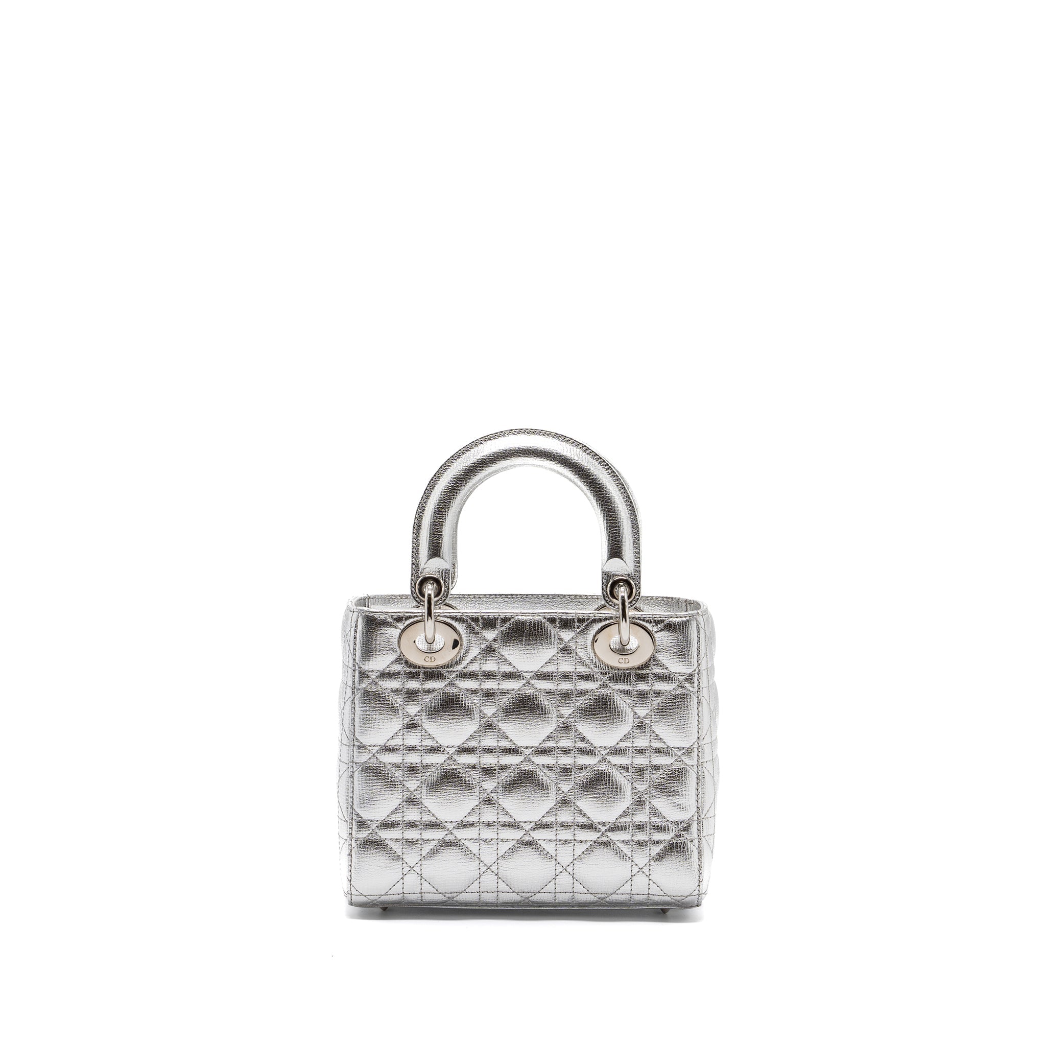 DIOR MY ABC DIOR SMALL LADY DIOR BAG CALFSKIN SILVER SHW