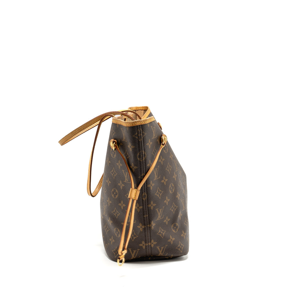 LOUIS VUITTON NEVERFULL MM MONOGRAM CANVAS GHW