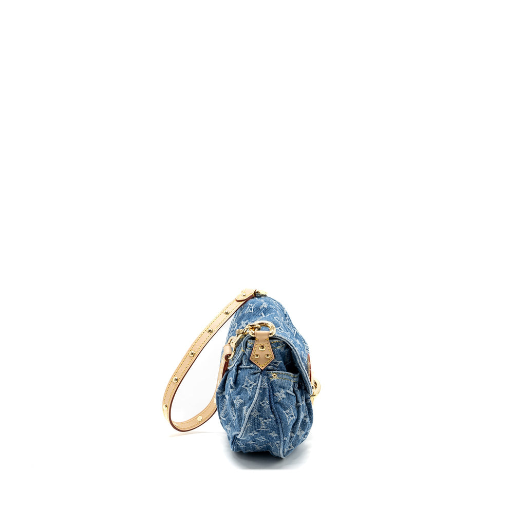 LOUIS VUITTON SUNSET BAG DENIM BLUE GHW (NEW VERSION)