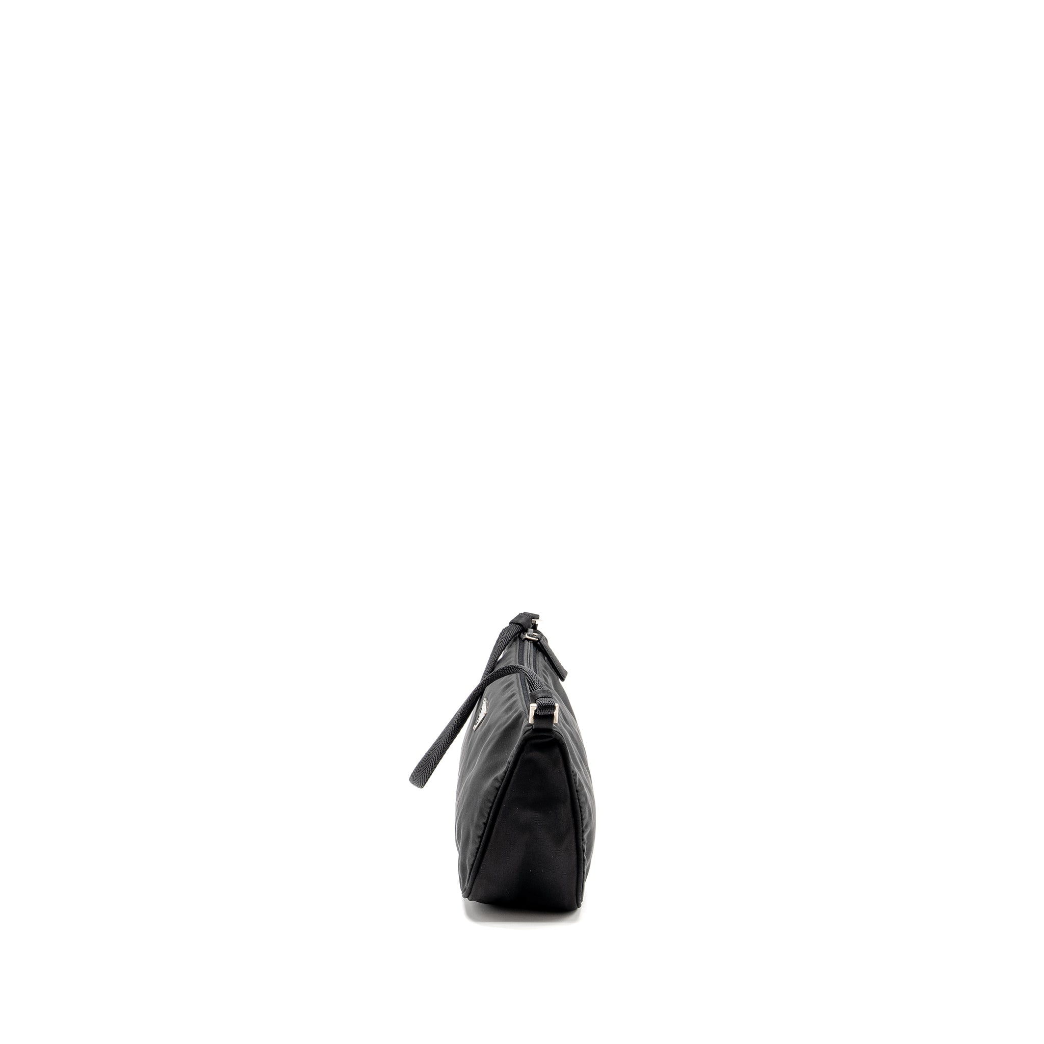PRADA VINTAGE TESSUTO POCHETTE NYLON BLACK SHW