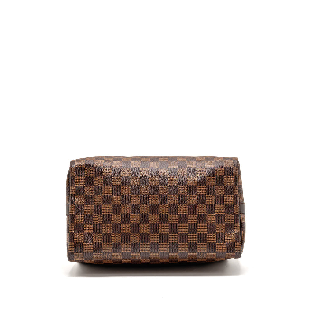 LOUIS VUITTON SPEEDY BANDOULIERE 30 DAMIER EBENE CANVAS GHW