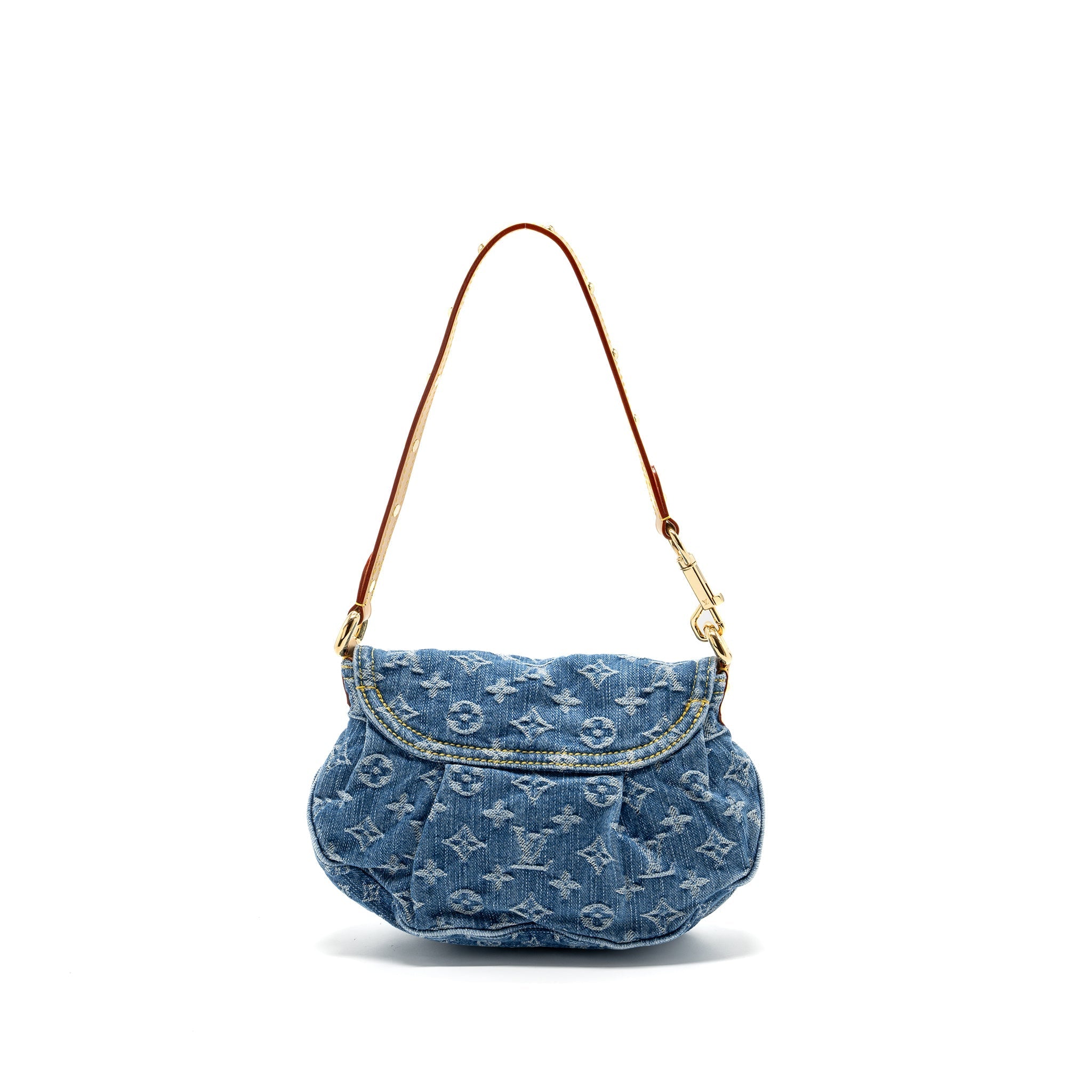 LOUIS VUITTON SUNSET BAG DENIM BLUE GHW (NEW VERSION)