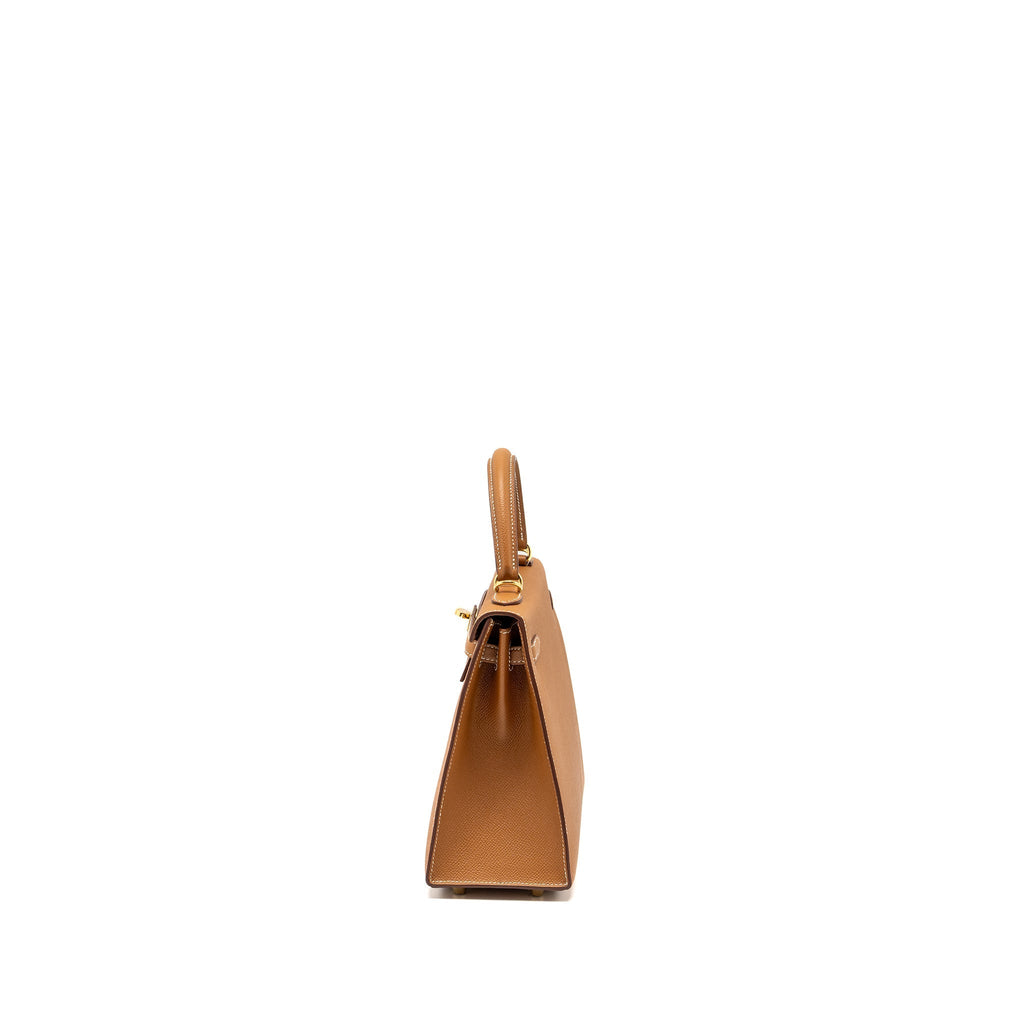 HERMES KELLY 25 SELLIER EPSOM GOLD GHW