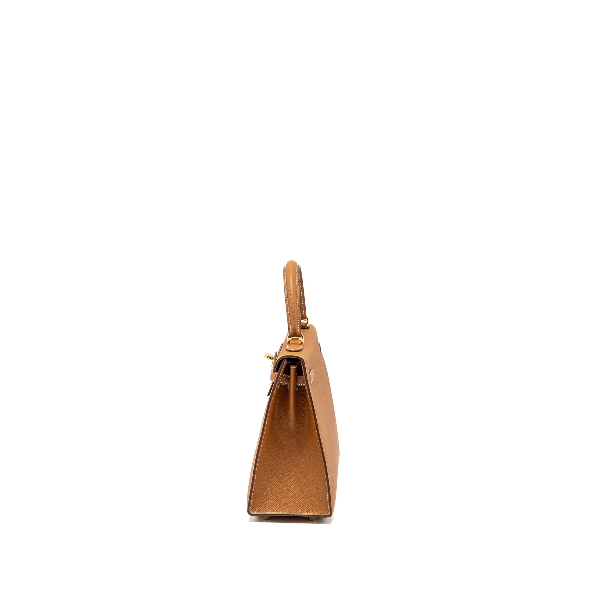 HERMES KELLY 25 SELLIER EPSOM GOLD GHW