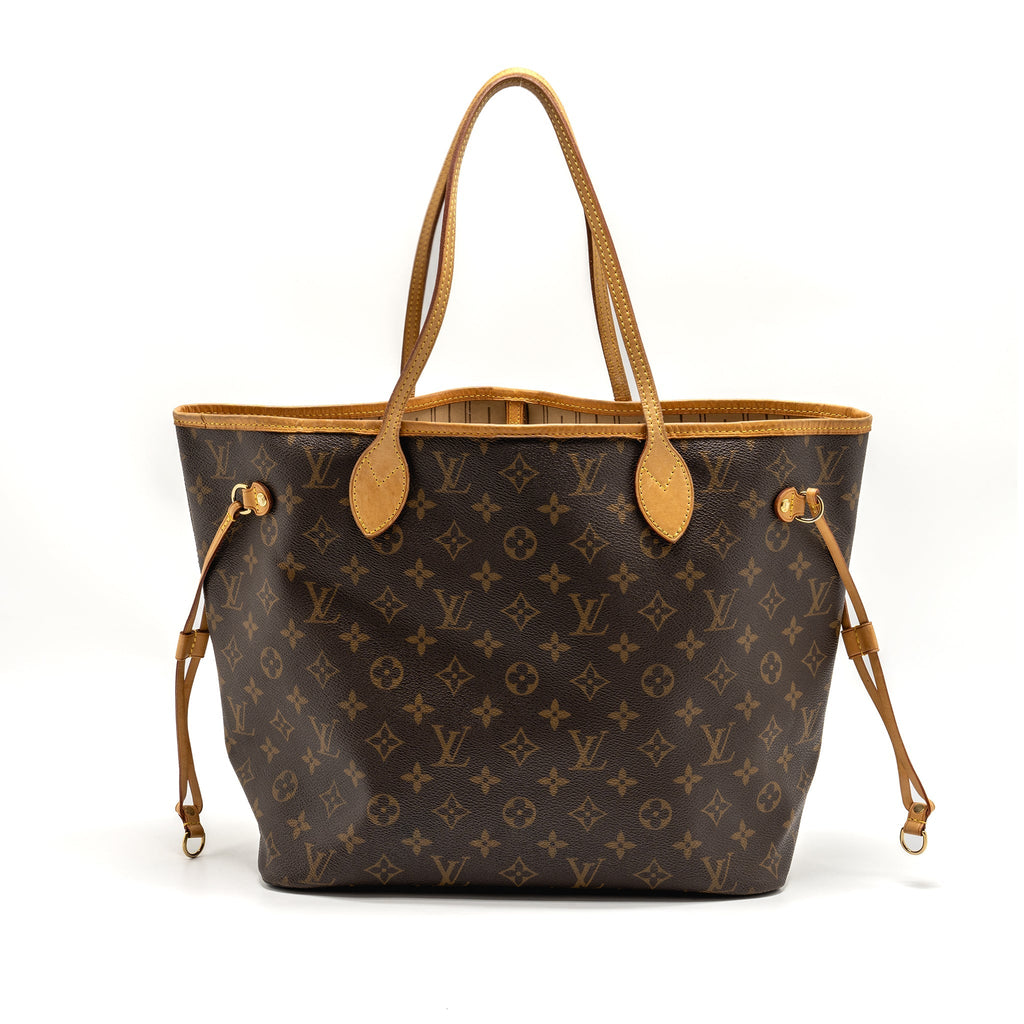 LOUIS VUITTON NEVERFULL MM MONOGRAM CANVAS GHW