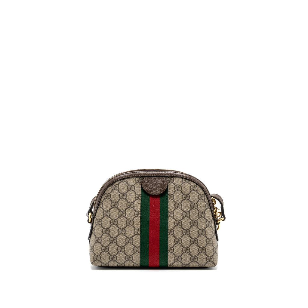 GUCCI OPHIDIA SHOULDER BAG GG SUPREME CANVAS GHW