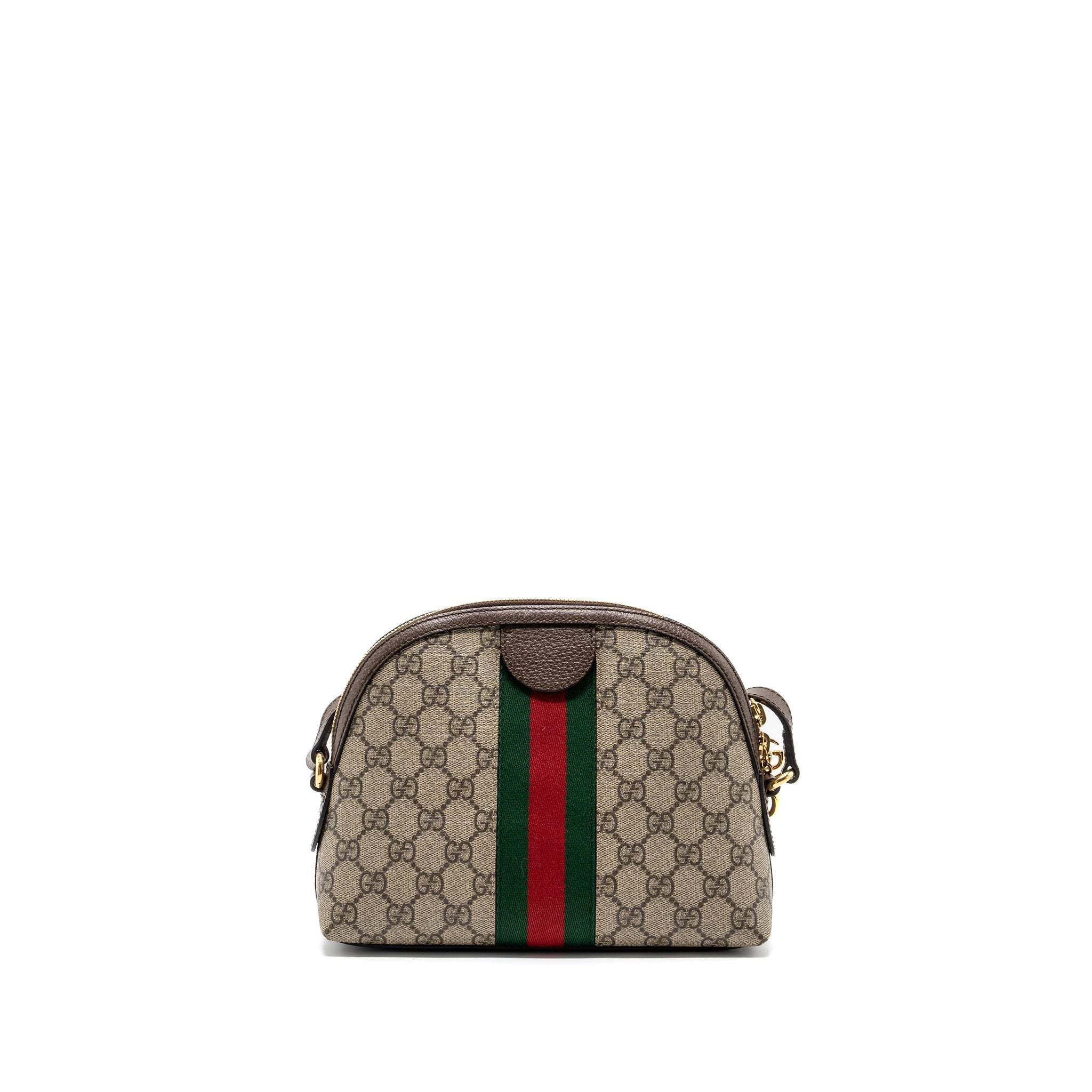 GUCCI OPHIDIA SHOULDER BAG GG SUPREME CANVAS GHW