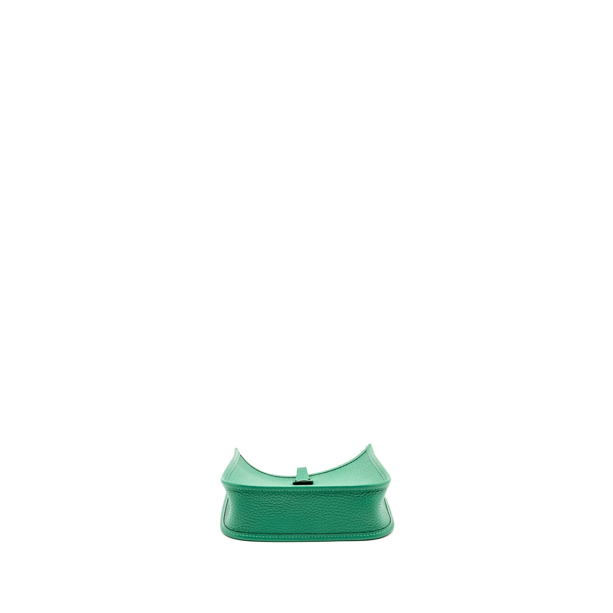 HERMES MINI EVELYN CLEMENCE VERT VERTIGO GHW