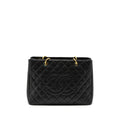 CHANEL GRAND SHOPPING TOTE/GST CAVIAR BLACK GHW