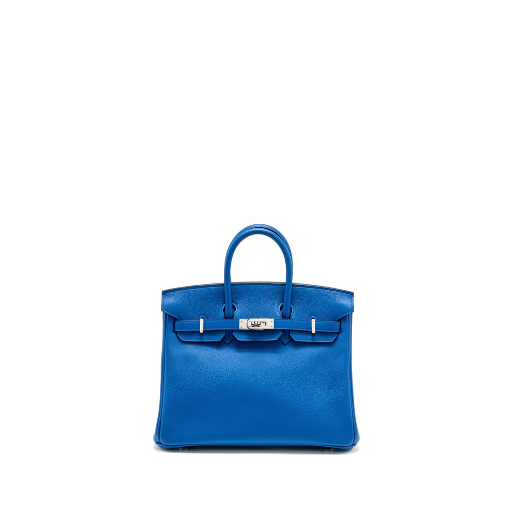 HERMES BIRKIN 25 TAURILLON NOVELLO I7 BLUE ZELLIGE SHW