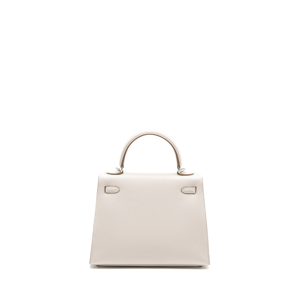 HERMES KELLY 25 EPSOM GRIS PALE SHW